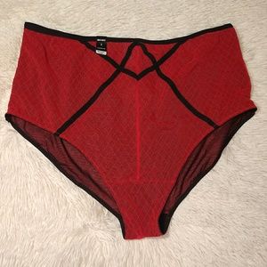 NWT Torrid Size 3 Strappy High Waist Mesh Panty